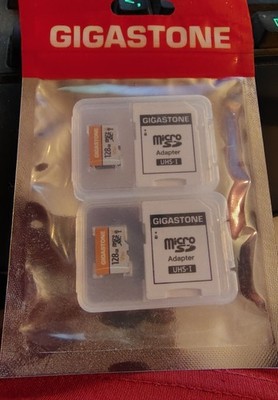 Gigastone 128GB Micro SD Card - 4K Video Recording, UHS-I U3