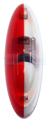 2x JOKON RED WHITE SIDE MARKER LAMPS LIGHTS ELDDIS AUTOQUEST SUNSEEKER MOTORHOME - Picture 2 of 3