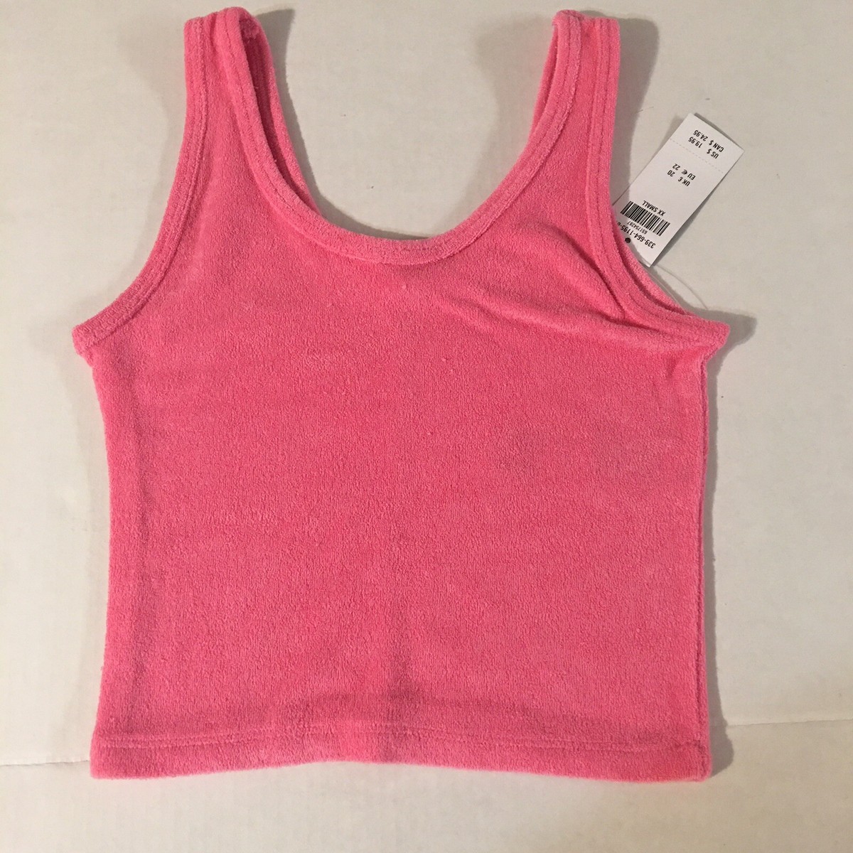 Hollister リブ編み タンクトップ ライトピンク Hollister リブ編み タンクトップ ライトピンク