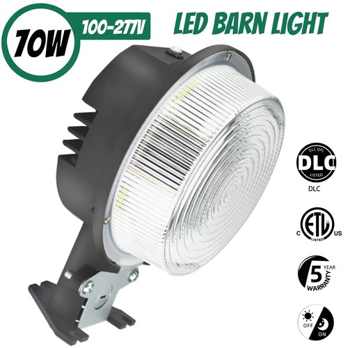 75W LED Barn Yard Street Outdoor Security Light Dusk to Dawn Flood Lights Yard - Picture 14 of 19