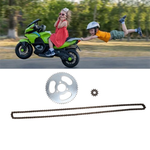 25H Chain Sprocket Kit For 47CC 49CC Mini Motorcycle ATV Bike Steel 55T Rear - Picture 13 of 22