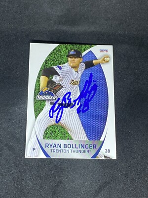Ryan Bollinger 2018 Choice Trenton Thunder #9 Auto Autographed Signed MILB Card