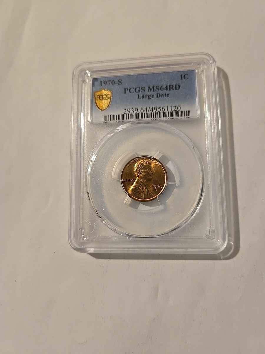 1970-S 1C RD Large Date Lincoln Memorial Cent-PCGS #2939 Grade