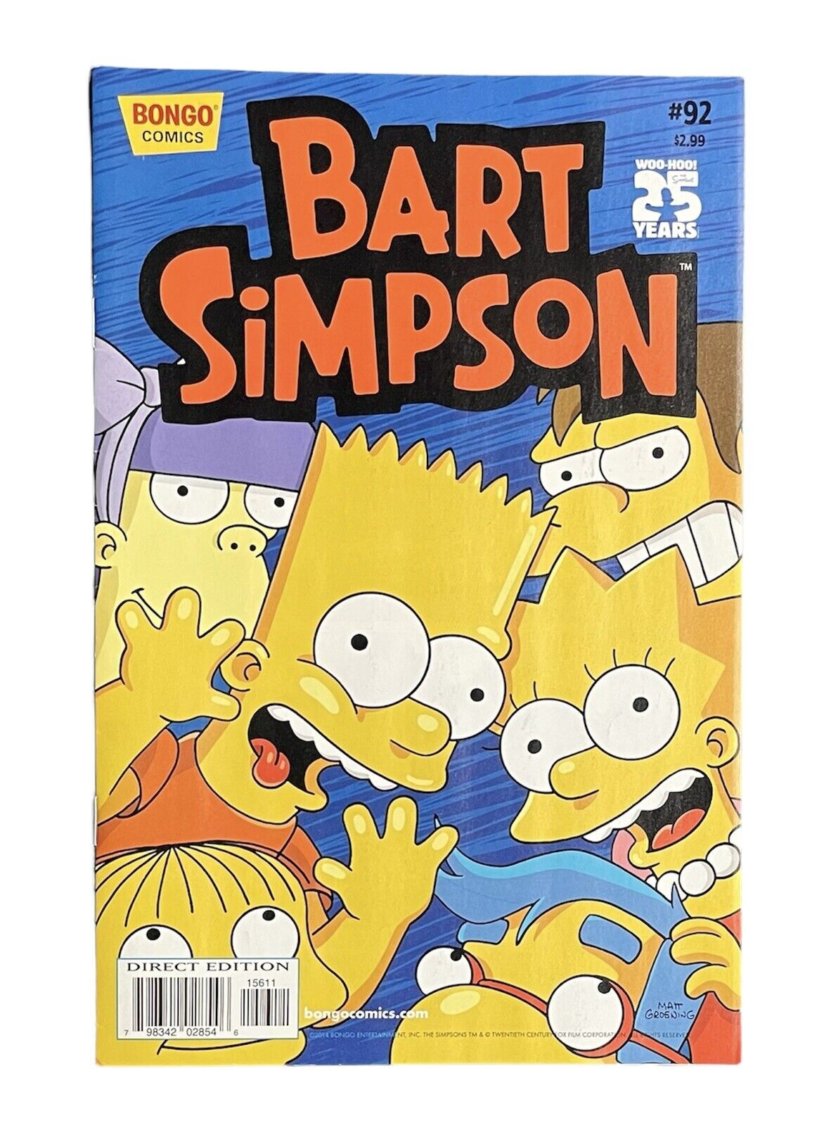 The Simpsons: Bart Simpson #92 Funny Comedic Bongo Comic Book