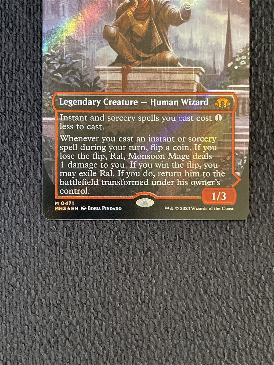m9813 MH3 445 foil モンスーンの魔道士、ラル テクスチャーFOIL)モンスーンの魔道士、ラル/Ral, Monsoon Mage