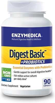 ENZYMEDICA DIGEST BASIC + Probiotics Probiotika 90 Kapseln SUPER PREIS