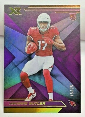 Hakeem Butler 2019 Panini XR #126 RC Belohnungen Lila Parallel #' D 15/25