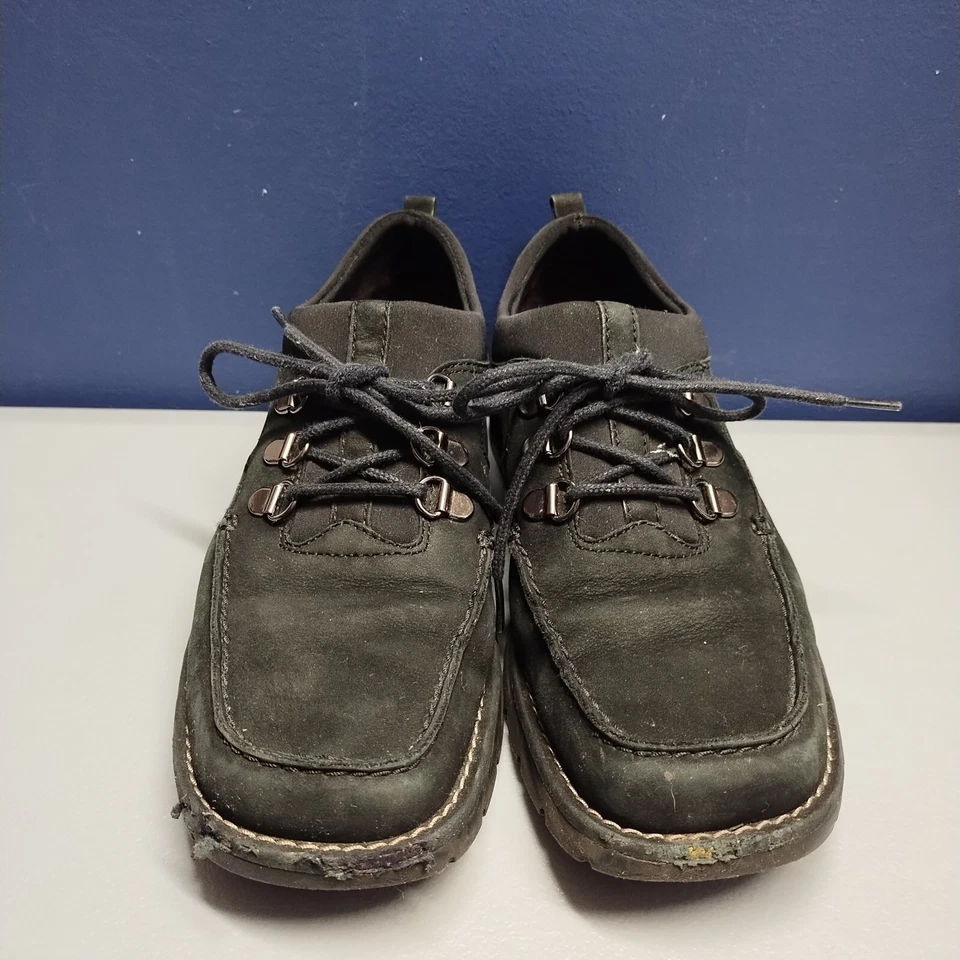 Zapatos Oxford Aerosoles para Mujer Talla 6 Negro Gamuza Cuero Suela de Goma Con Cordones Foto 2 de 4