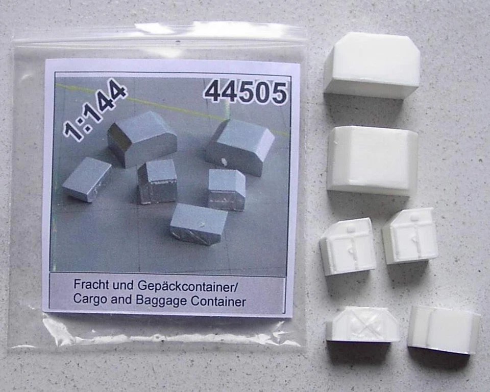 Fracht- und Gepäckcontainer - Flughafenbetrieb - 1:144 bs-design