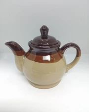 Vtg Teapot Stoneware/Redware Glazed Minor Damage See Description & Last Photo