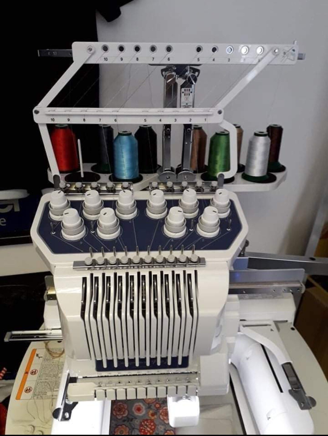 Brother PR1055X 10 needle Embroidery Machine eBay