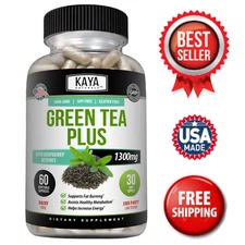 Green Tea Plus 1200mg 60ct Natural Weight Loss Supplement Increase Metabolism