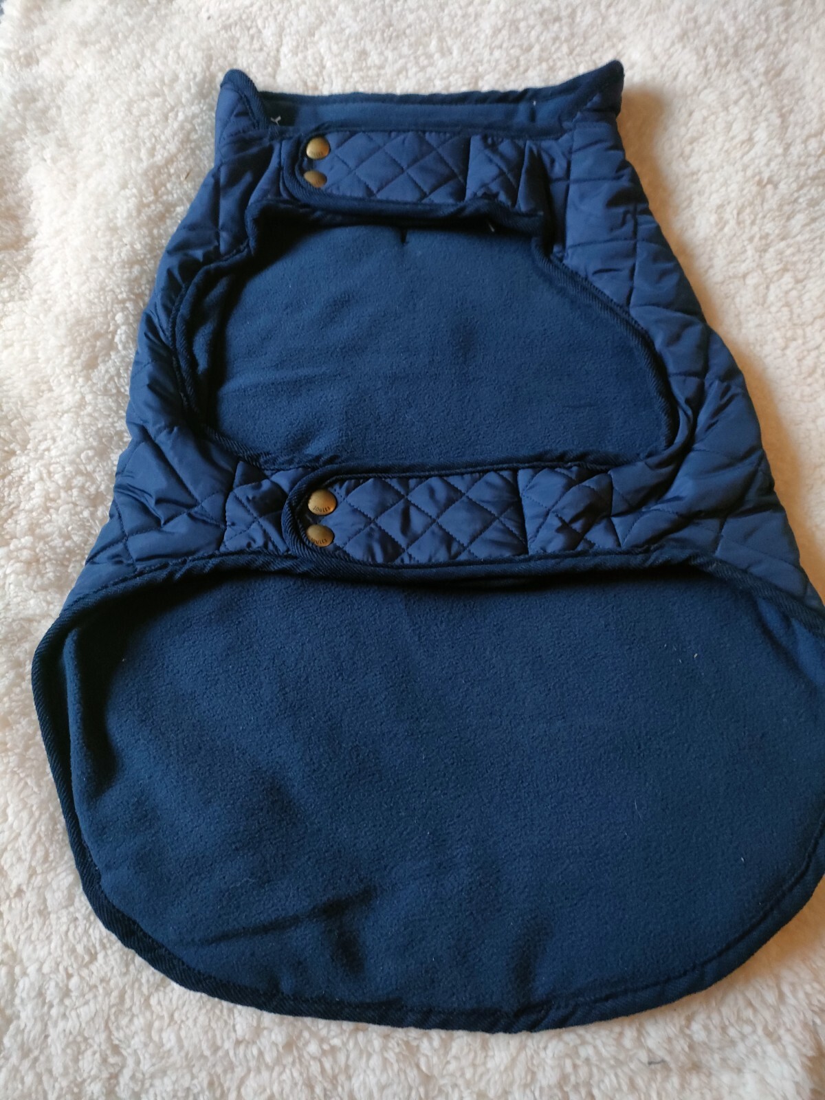 Joules Quilted Dog Coat Navy Blue LARGE BNWT eBay