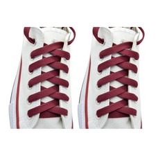 2 Pairs Flat 27,36,45,54.63" Athletic Sports Sneaker Burgundy Shoelace Strings
