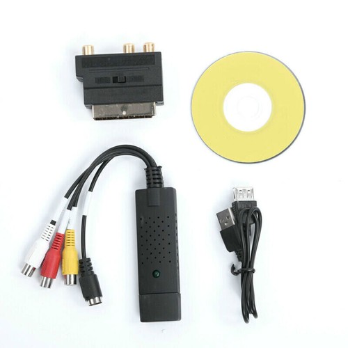USB VHS Zu DVD Audio Video Konverter Capture Voller Scart Kit Mit Kabel VHS M0D9 - Afbeelding 5 van 5