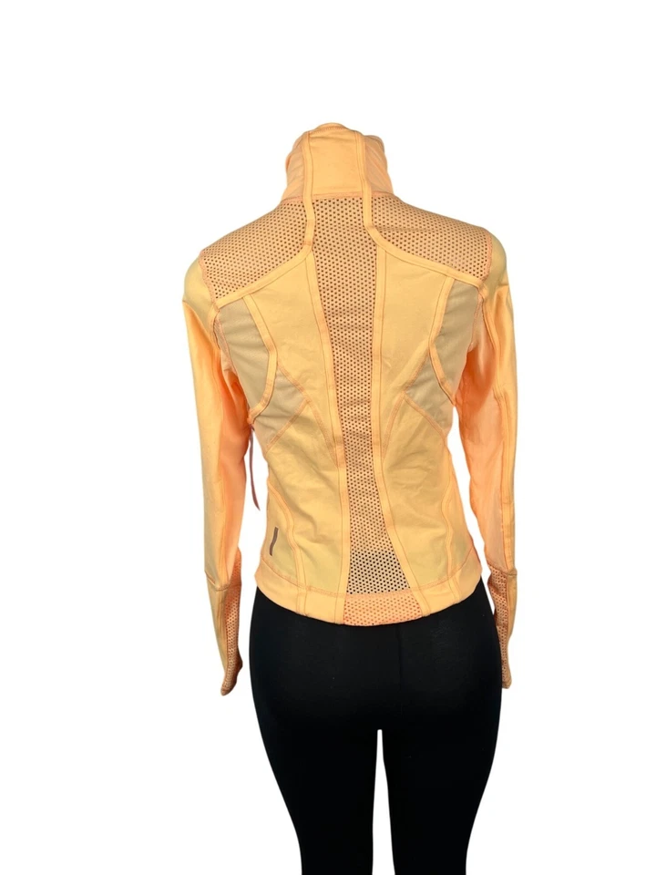 Zella Womens Slim Fit Coral Kiss Zip Up Long Sleeve Jacket Sz S - New - Image 3 of 4