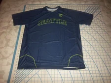 ADULT ADRENALINE LARGE BLUE/GREEN SEATTLE STARZ LACROSSE ATHLETIC SHIRT - NWOT