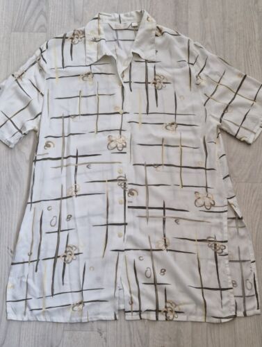 Vintage Ladies Pippa Dee Blouse Short Sleeve Size 8 - Picture 1 of 6