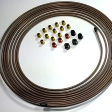 Copper Nickel Tubing 3/16" 25 ft roll WITH Fitting Kit
