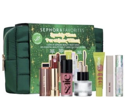 Sephora Favorites Holiday Sparkly Clean Beauty Kit 6pc - FAST SHIP   