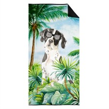 Serviette de plage premium Caroline's Treasures pointeur anglais CK3016TWL3060