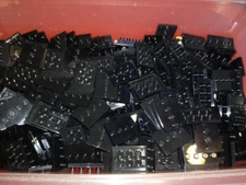 100X New Lego Black 3X4 Plates Part 88646 Minifigure Minifig Stands
