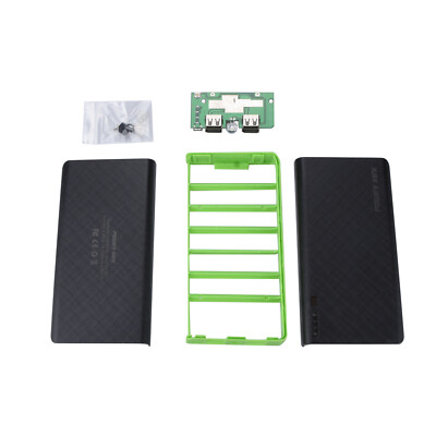 4-Port USB 2A Power Bank Case Kit 6x18650 Battery Fast Quick Charger DIY Set
