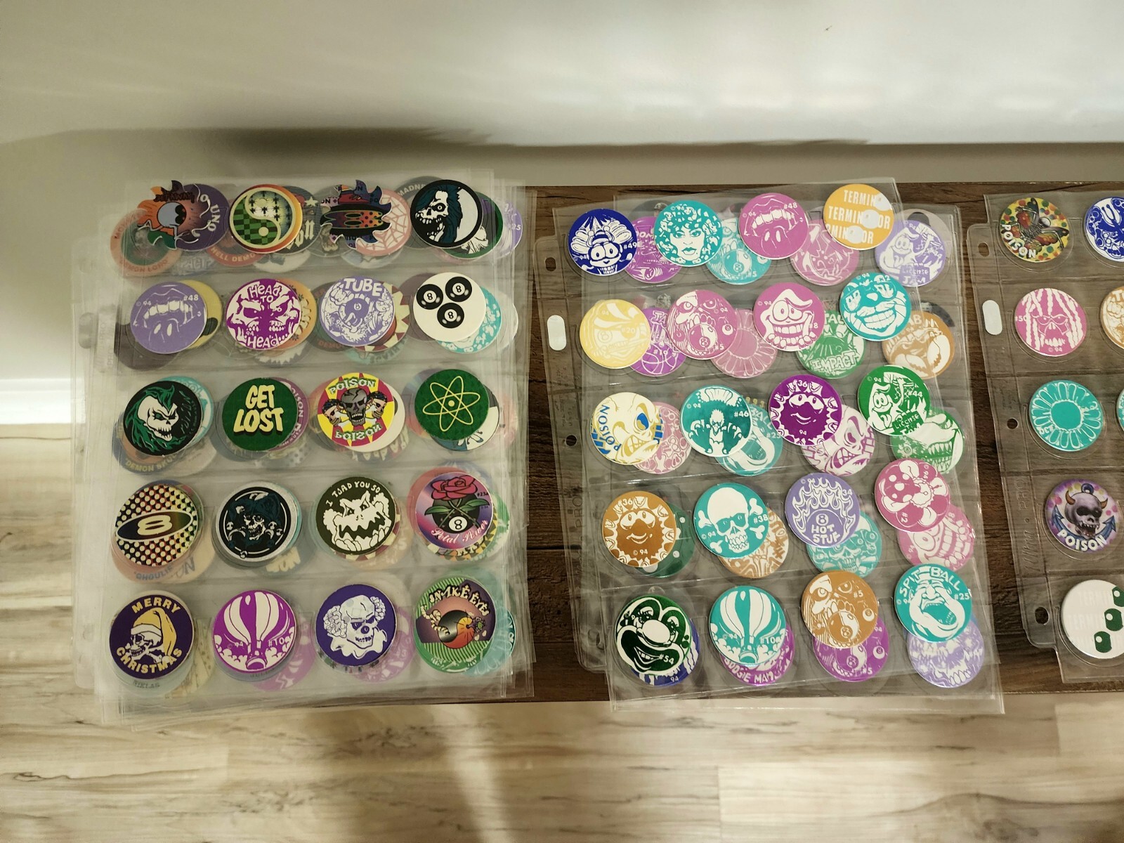 Lot 20 Vintage 90's Pogs Shaq, Peanuts, OJ, Power Rangers, Poison ...