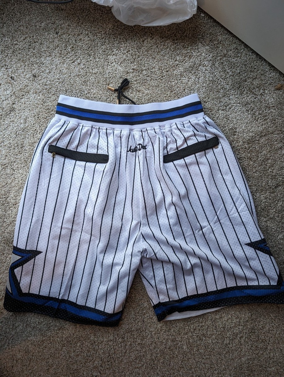 Orlando Magic justdon ショーツ Men's Mitchell & Ness x Just Don Black/Blue Orlando Magic