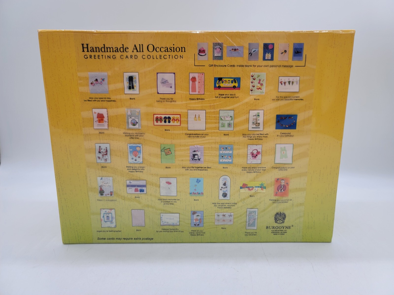 Burgoyne Set Of 34 Handmade All Occasion Greeting Cards Decorative
