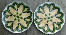 Mid Century Modern Japan Asian Enamel Tutanka Cloisonne 4.5" Plates (2) PR8