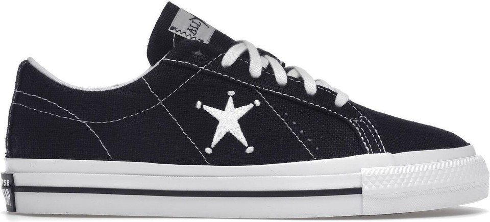 靴 CONVERSE ONE STAR STUSSY Stussy x Converse One Star Low Black for Sale | Authenticity