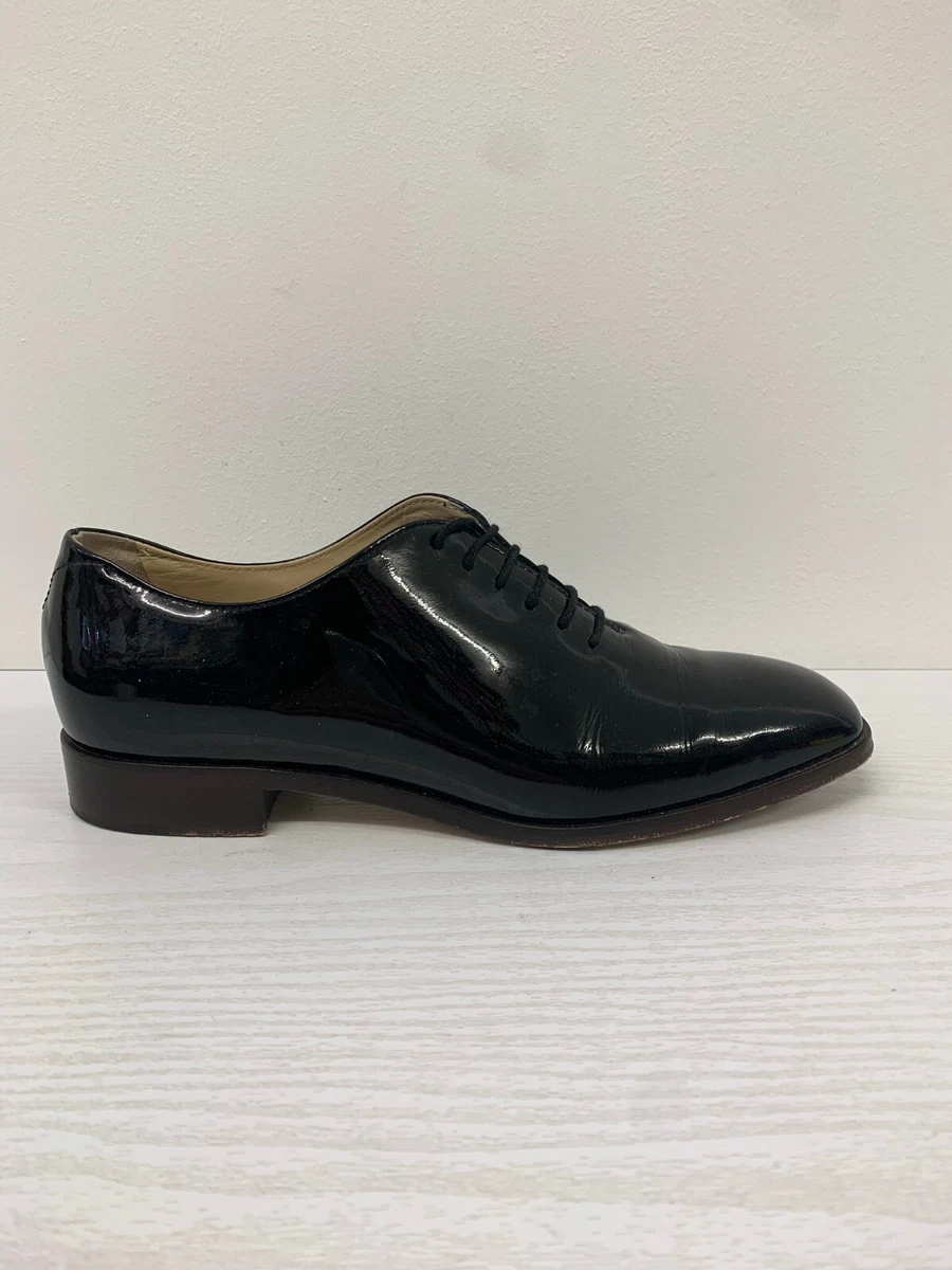Nude patent shop brogues
