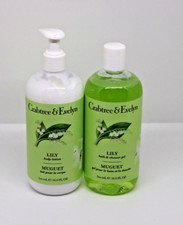 Crabtree Evelyn LILY 1 Bath Shower Gel 1 Body Lotion 16.9 oz Free Ship