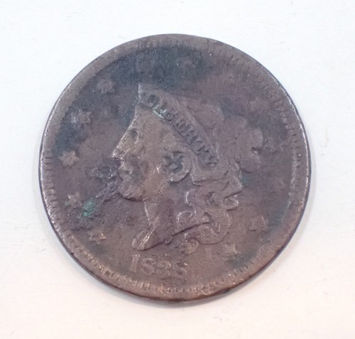 1838 Coronet Head Large Cent