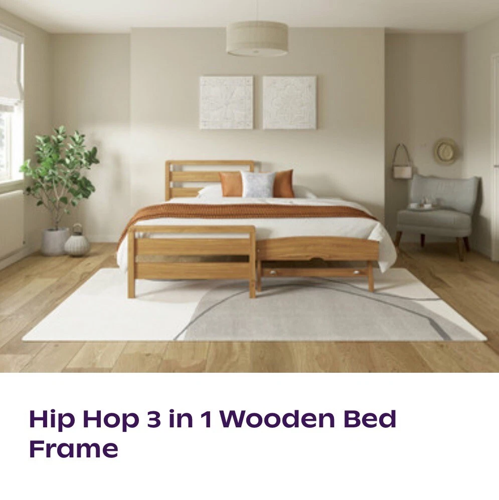 Bensons for Beds Hip Hop 3 in 1 Wooden Trundle Bed Frame eBay