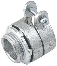 RACO 2104, Flexible Conduit Connector, 1" Straight, Uninsulated, 1 PC