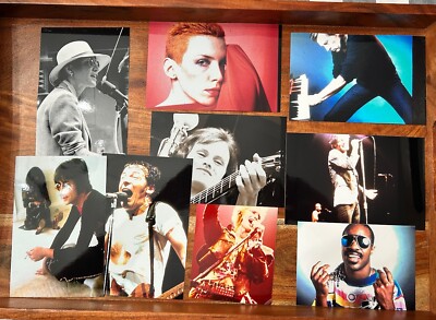 Famous Musicians Photograph Lot John Lennon Bruce Springsteen Billy Idol Concert
