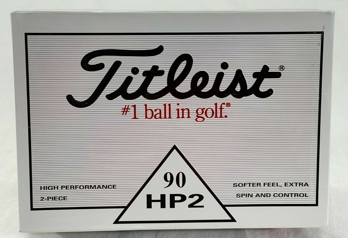 Titleist Golf Balls 1 Dozen - HP2 90 Compression - Logo Balls #s 1