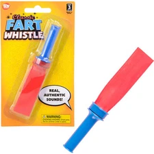 Rhode Island Novelty - Joke Gag Toys - CLASSIC FART WHISTLE - New