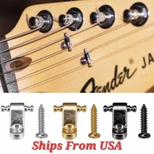 Roller String Tree Guide Electric Guitar 2 Pieces Your Choice Chrome Black Gold