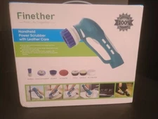 Finether Handheld Power Scrubber with Leather Care Spin Cordless Cleaning Brush
