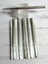 5 Terzetti BLACK Medium Ballpoint refills+pouch- Fit Mont Blanc Ballpoint pens