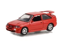 1995 Ford Escort RS Cosworth - Red Diecast 1:64 Scale Model - Greenlight 30380