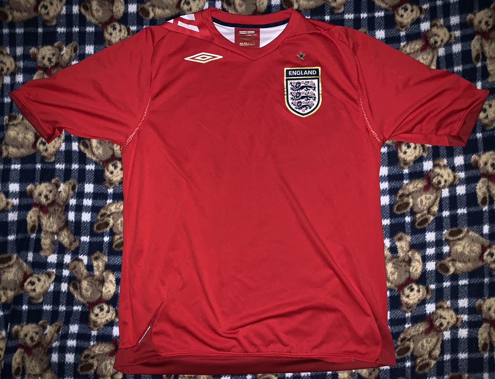 Maillot extérieur Angleterre 2004-06 - 8/10 - (Garçons S