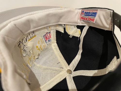 Vintage 90s NEW ORLEANS SAINTS Apex One *BIG LETTERS* SnapBack HAT NEW Old Stock - Picture 6 of 7