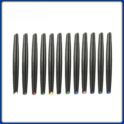 12Color MK Brush Pen Environment-friendly Water-based Soft Head Marker Base 12pc