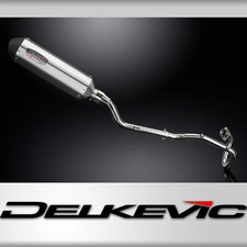 Yamaha XT225 Serow 1992-2007 Complete Exhaust 343mm X-Oval Stainless Silencer