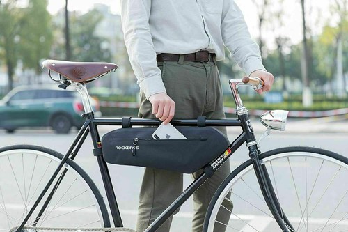 RockBros Marco de Bicicleta Bolsa de Tubos Bicicleta Triángulo Almacén Impermeable 3L/5L/8L - Imagen 5 de 15
