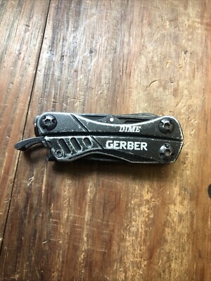 Gerber Dime Black Mini Multi-Tool Used